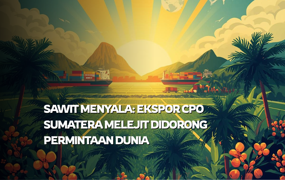 Sawit Menyala: Ekspor CPO Sumatera Melejit Didorong Permintaan Dunia