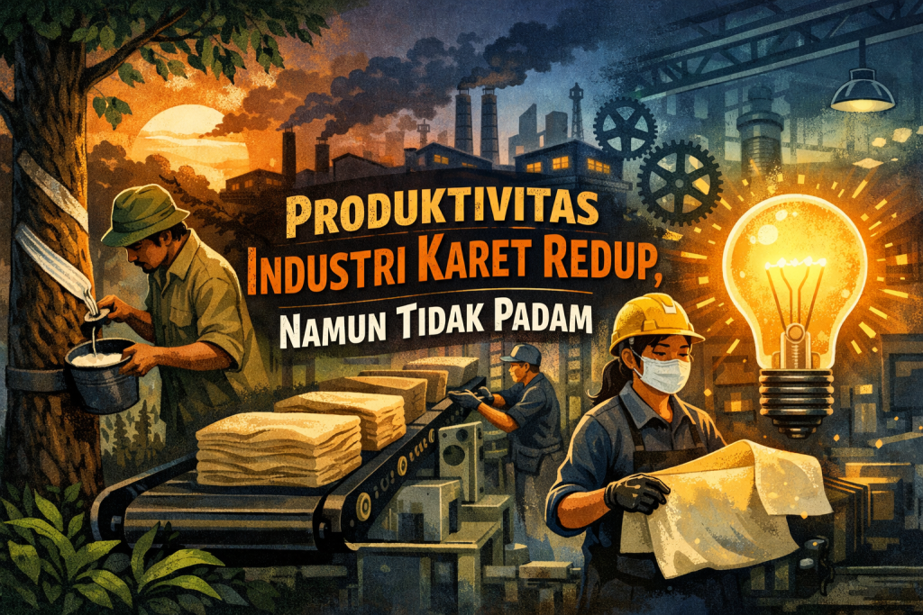 Produktivitas Industri Karet Redup, Namun Tidak Padam
