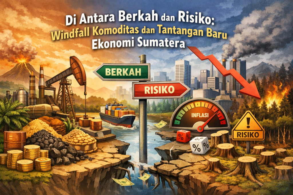 Di Antara Berkah dan Risiko: Windfall Komoditas dan Tantangan Baru Ekonomi Sumatera