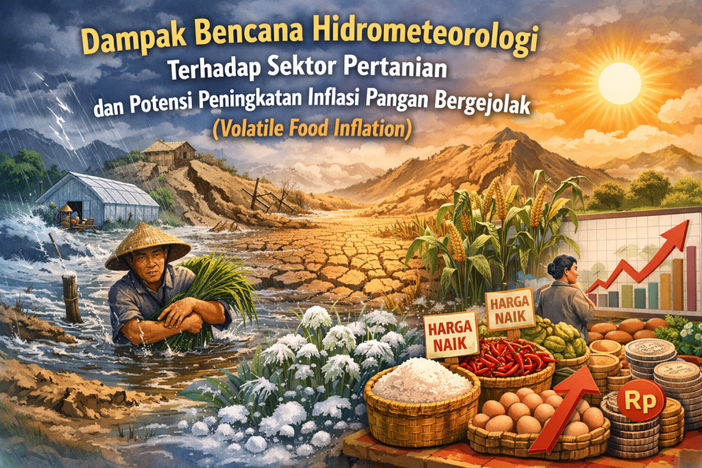 Dampak Bencana Hidrometeorologi Terhadap Sektor Pertanian dan Potensi Peningkatan Inflasi Pangan Bergejolak (Volatile Food Inflation)
