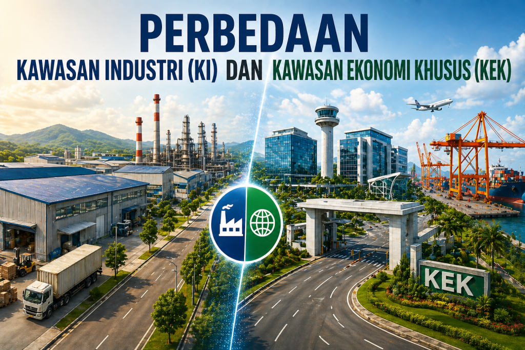 Perbedaan Kawasan Industri (KI) dan Kawasan Ekonomi Khusus (KEK)