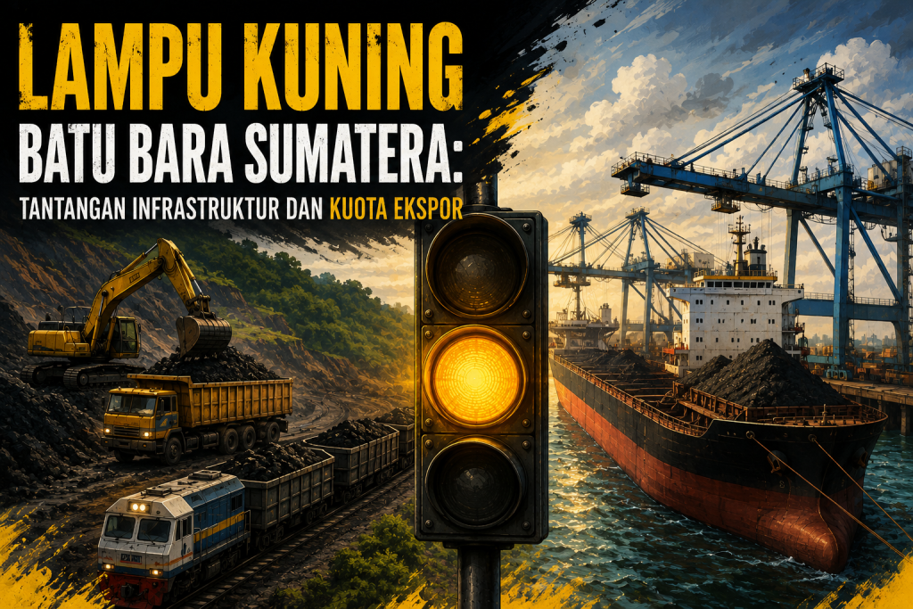 Lampu Kuning Batu Bara Sumatera: Tantangan Infrastruktur dan Kuota Ekspor