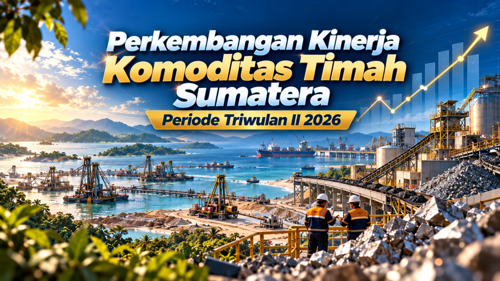 Infografis Perkembangan Kinerja Komoditas Timah Sumatera Periode Triwulan II 2026