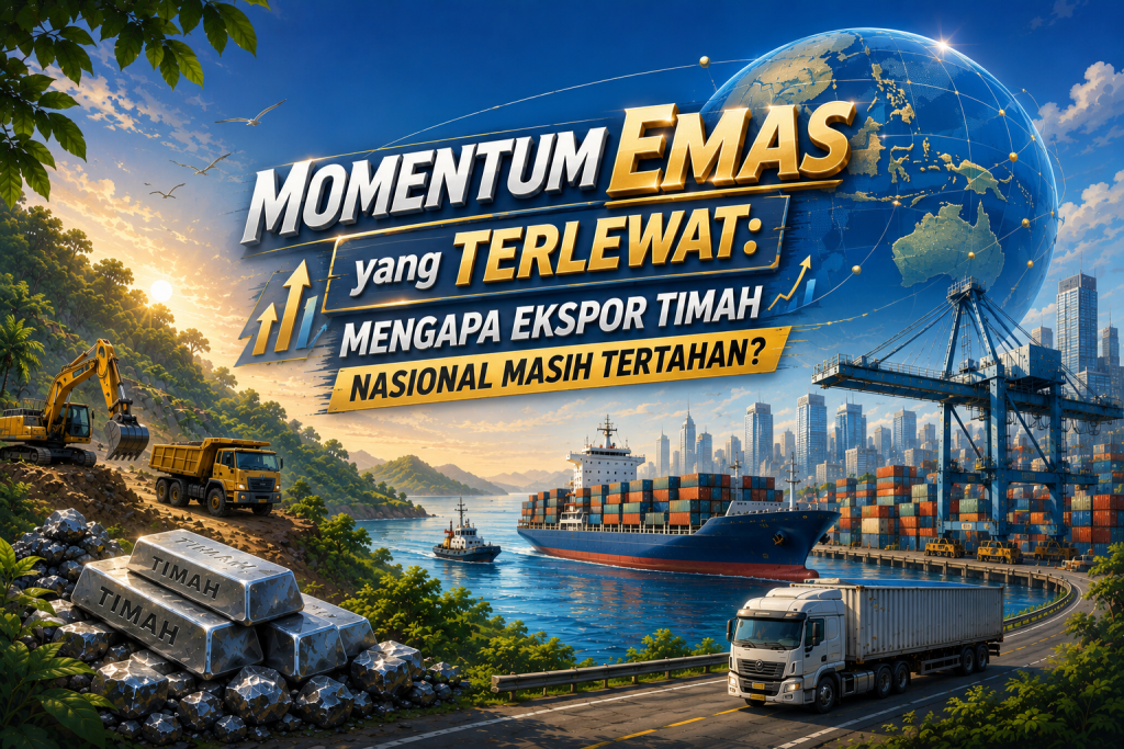 Momentum Emas yang Terlewat: Mengapa Ekspor Timah Nasional Masih Tertahan?